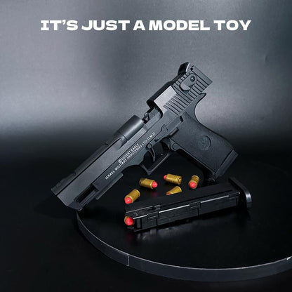 Desert Eagle Model Toy Gun with 40 Bullets, 12 Shells